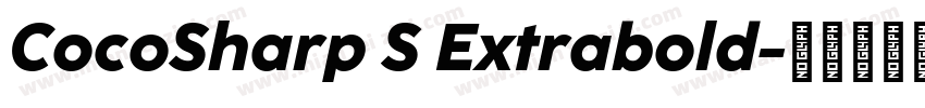 CocoSharp S Extrabold字体转换